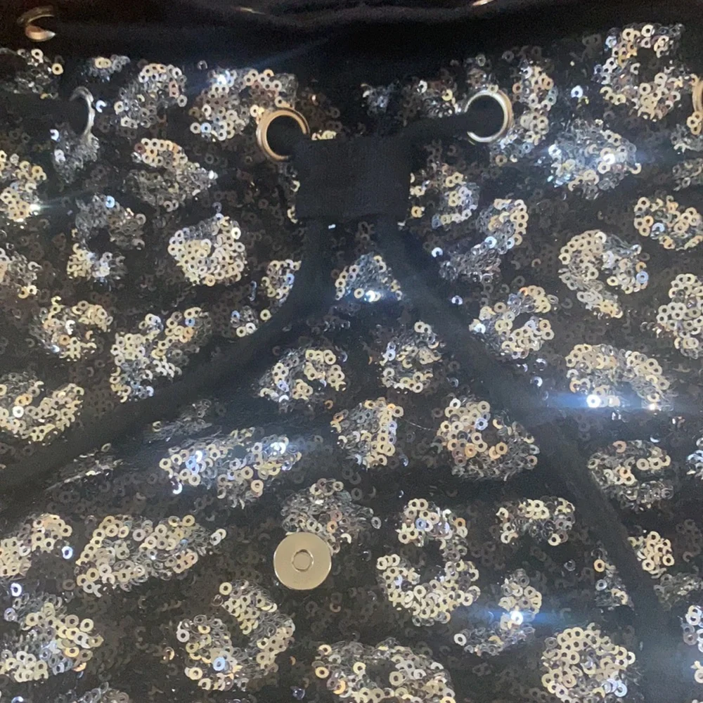 PINK  Victoria’s Secret Cheetah Sequin Backpack